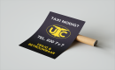Poster A1 voor de UTC op 180 grams standaard papier.